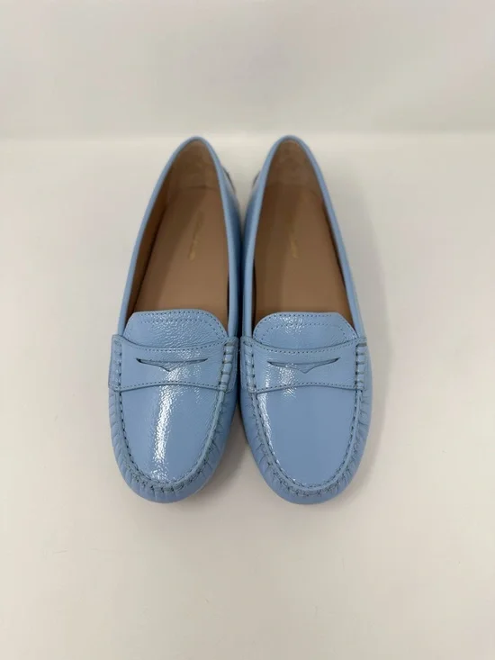 New Veronica Beard Jia Driving Loafer Sky Blue Sz 8.5 - Picture 8 of 14